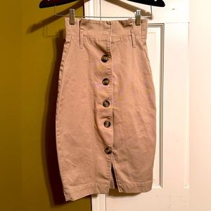 H&M Paperbag High Waist Skirt